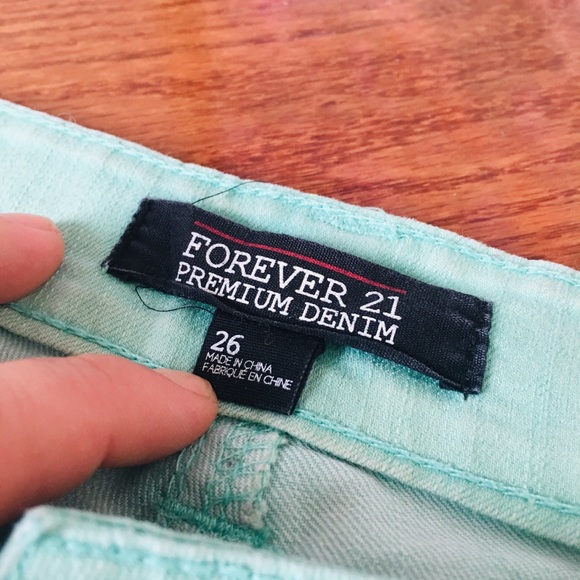 Turquoise Jeans - Picture 3 of 3